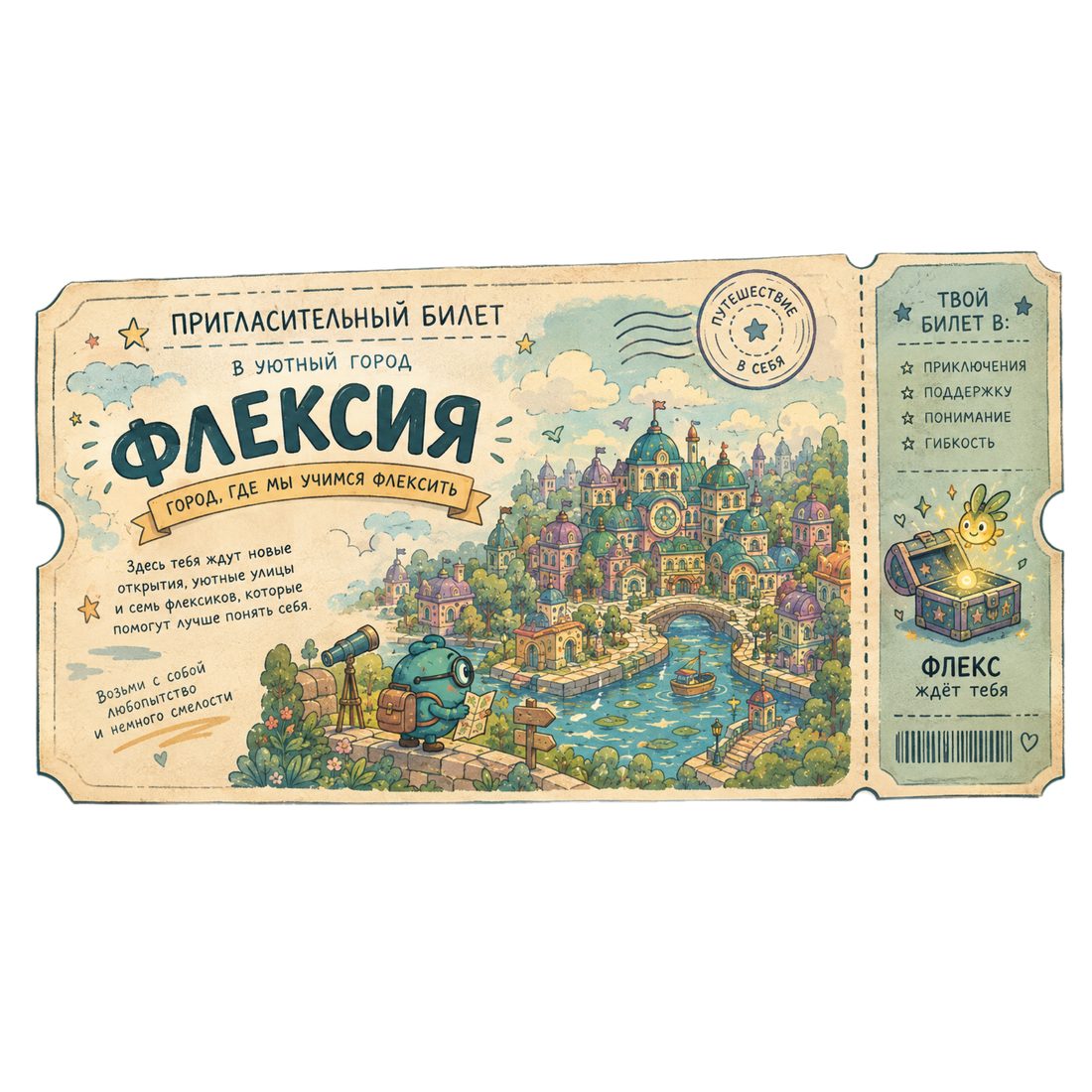Пригласительный билет во Флексию